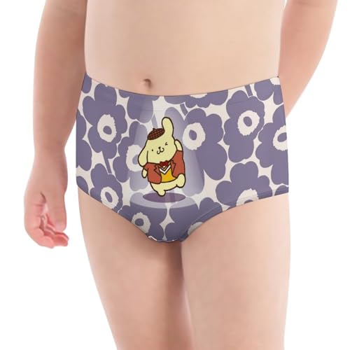 ZITION] ポムポムプリン 花柄 ガールズショーツ パンツ 下着 肌着